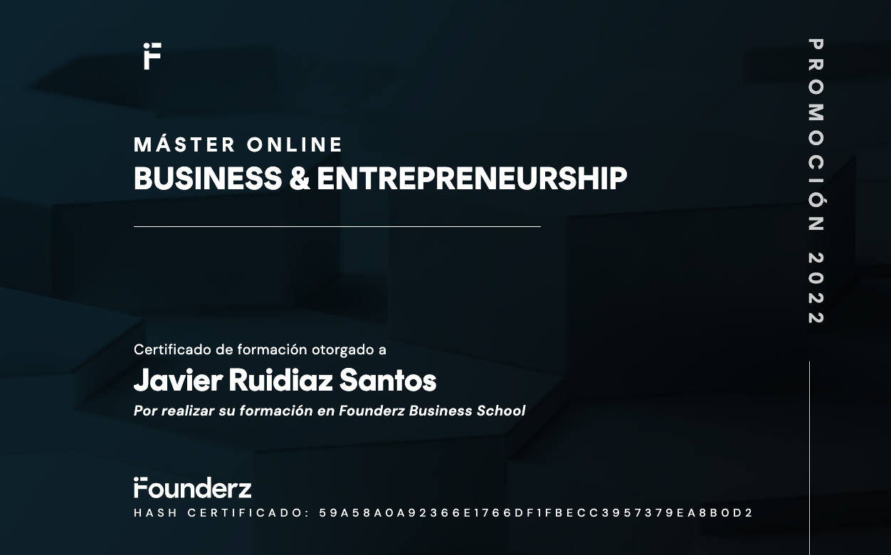 Master en Business & Entrepreneurship