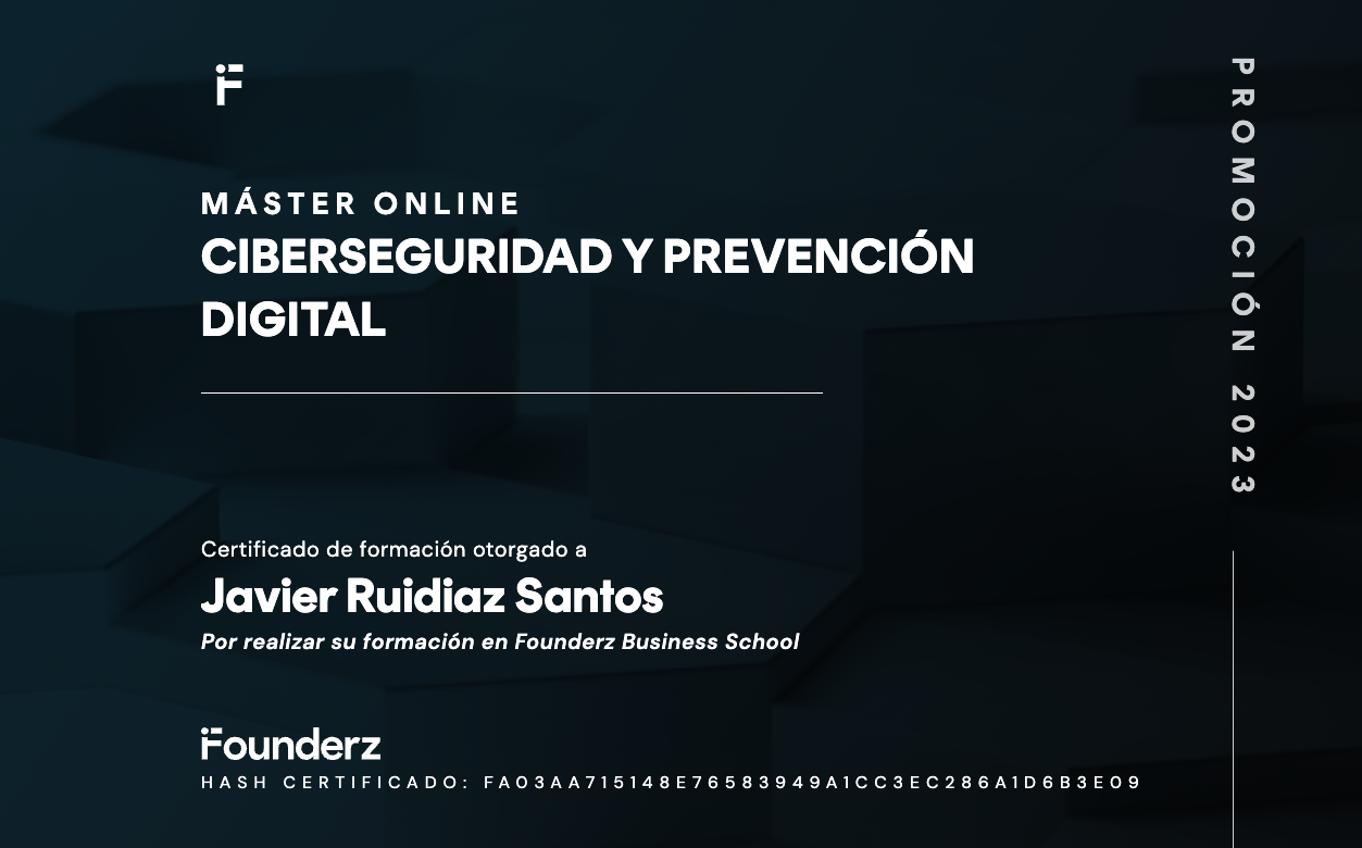 Master en Ciberseguridad y Prevención Digital