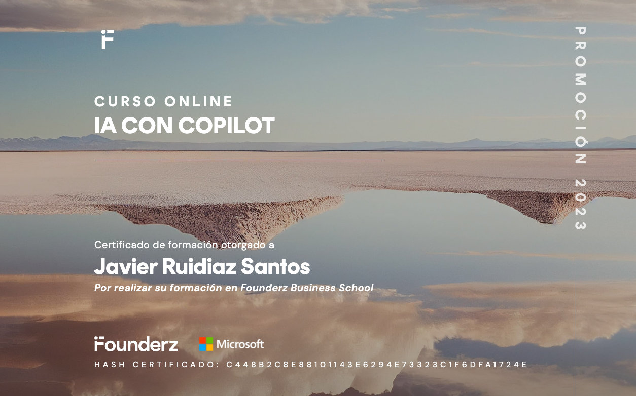 Especialización Oficial IA con Copilot