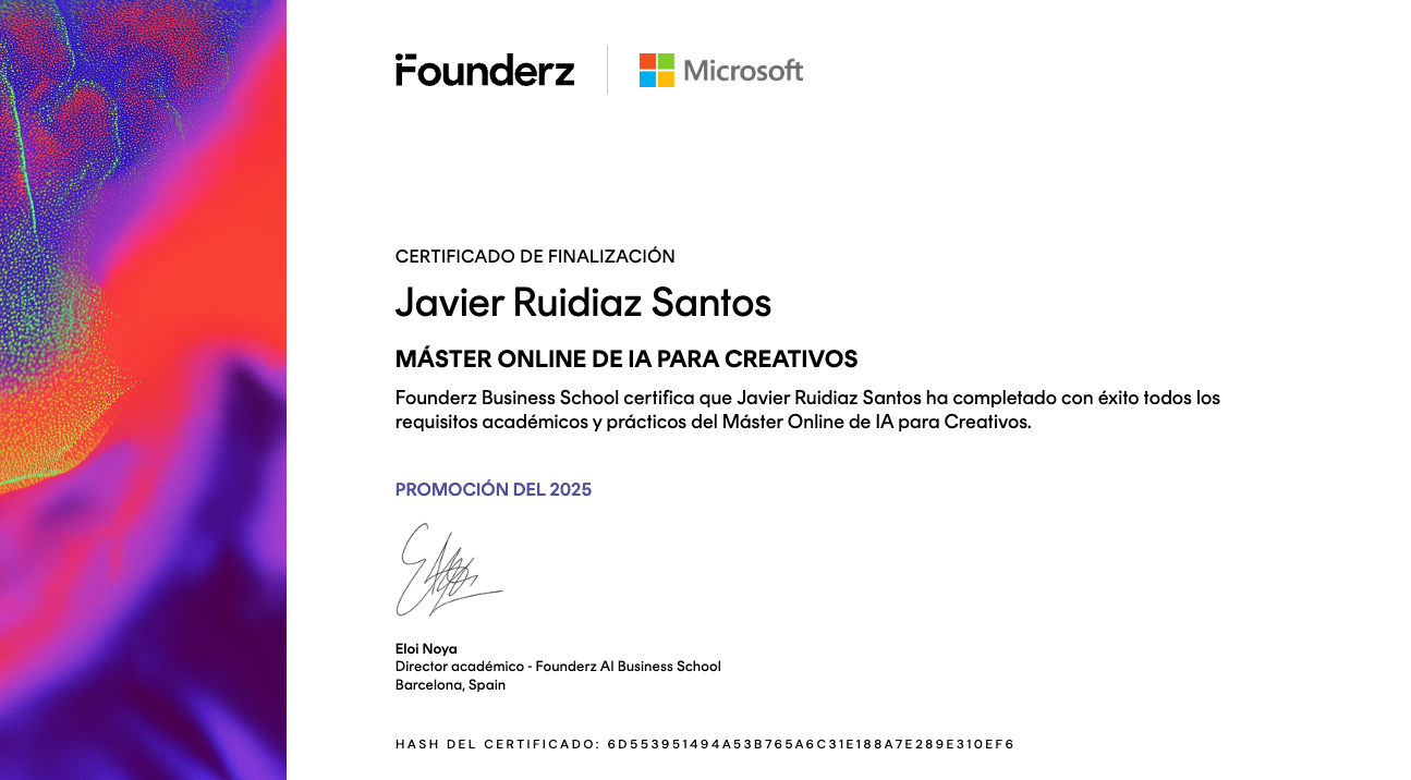 Master Online de IA para Creativos